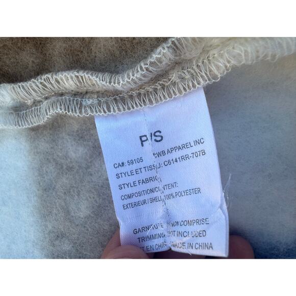 Charlie B Plaid Boucle Knit Coat Snowflake Women's Sz S - Picture 8 of 9